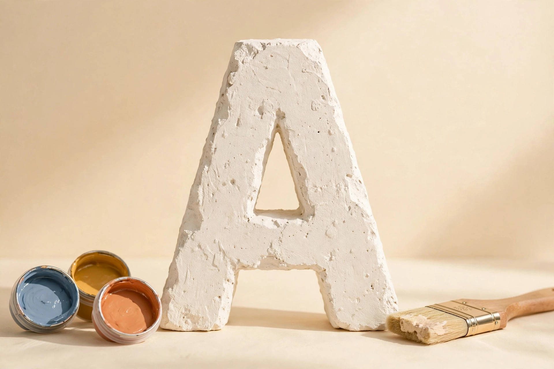 Alphabet Initial Kit — paint-your-own kit Alphabet Initial Kit — Jojopo, handmade in Surrey, BC