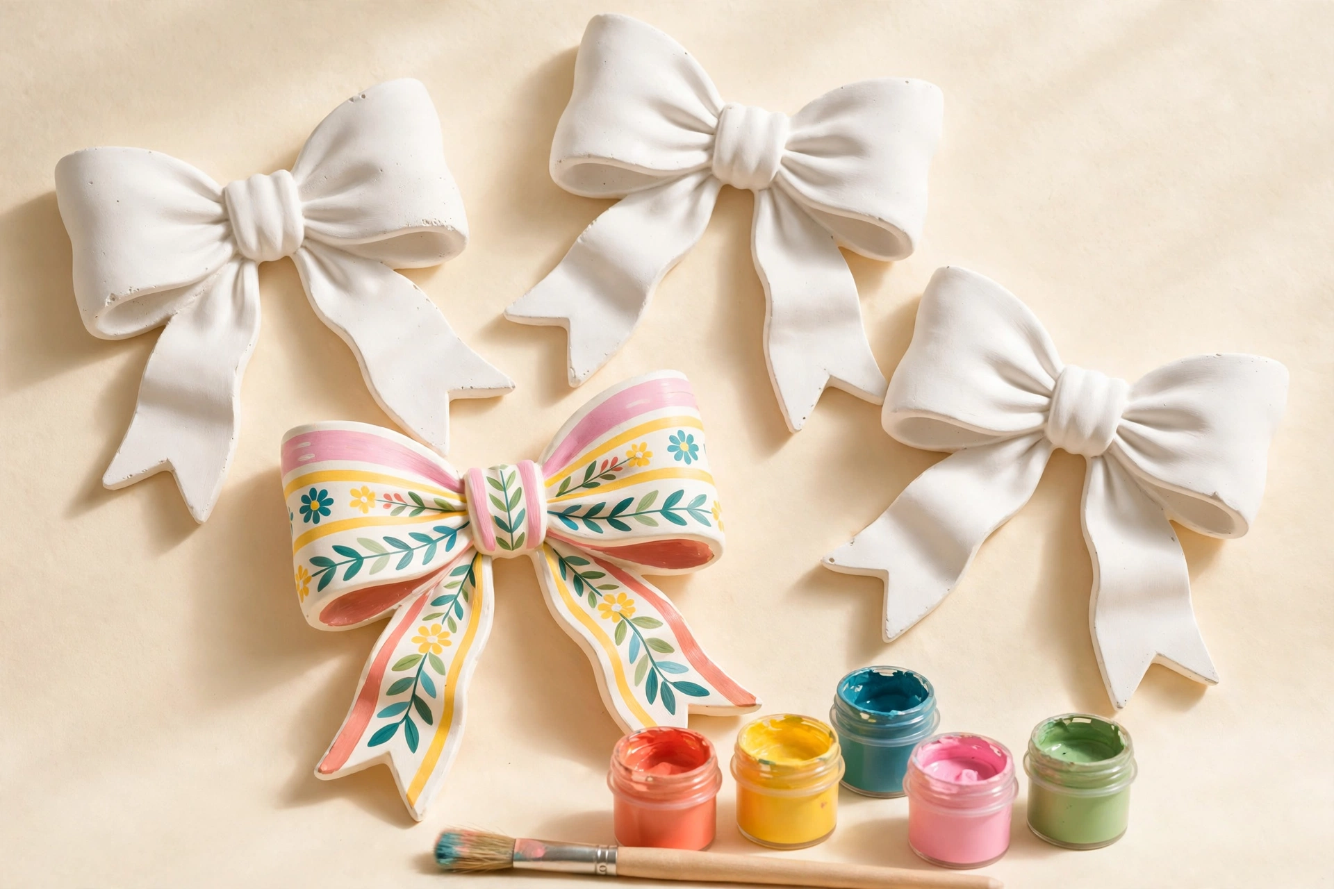 Bow-tiful Kit — paint-your-own kit, handmade in Surrey, BC Bow-tiful Kit — Jojopo, handmade in Surrey, BC