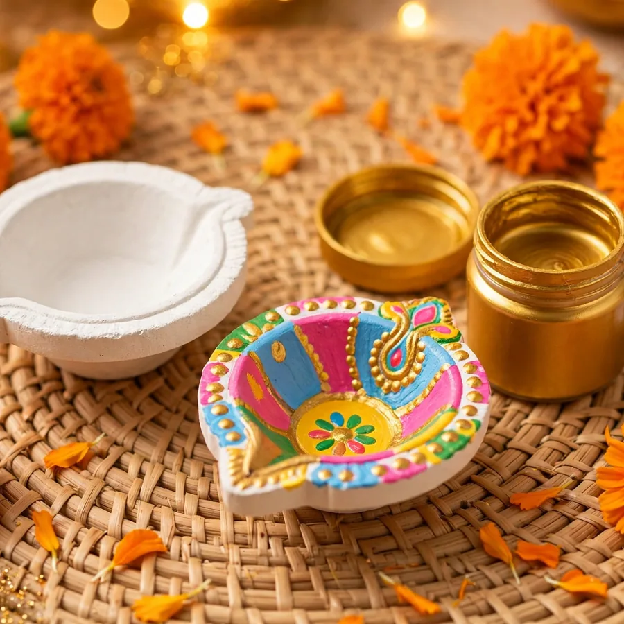 Diya Delight — Diwali — Jojopo, handmade in Surrey, BC
