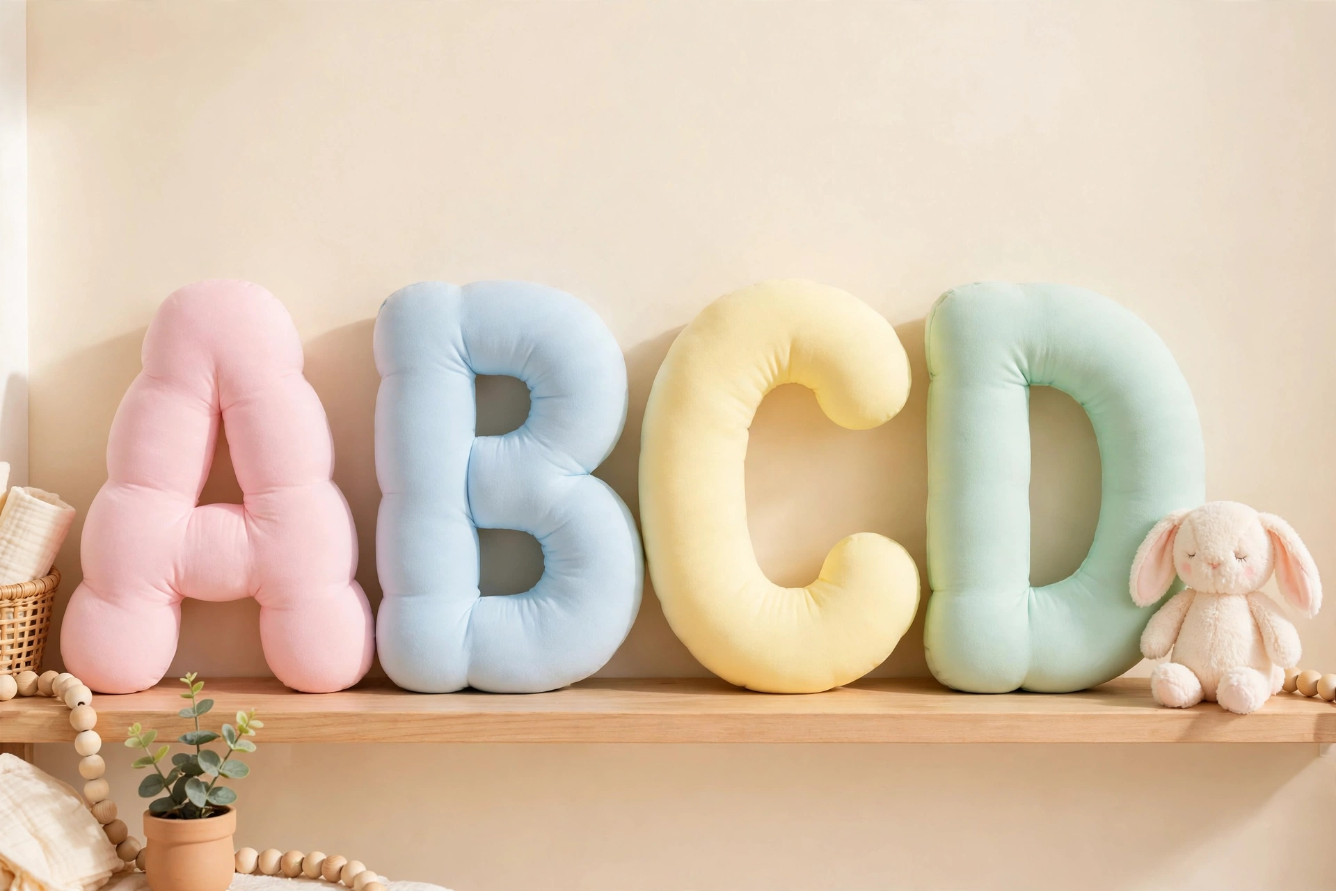Nursery Name Letters (Large) — paint-your-own kit Nursery Name Letters (Large) — Jojopo, handmade in Surrey, BC