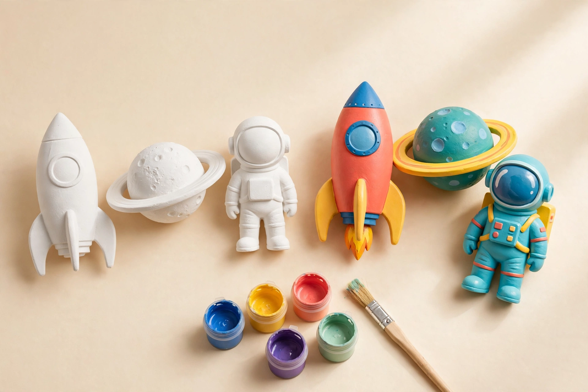Space Explorers — paint-your-own kit Space Explorers — Jojopo, handmade in Surrey, BC