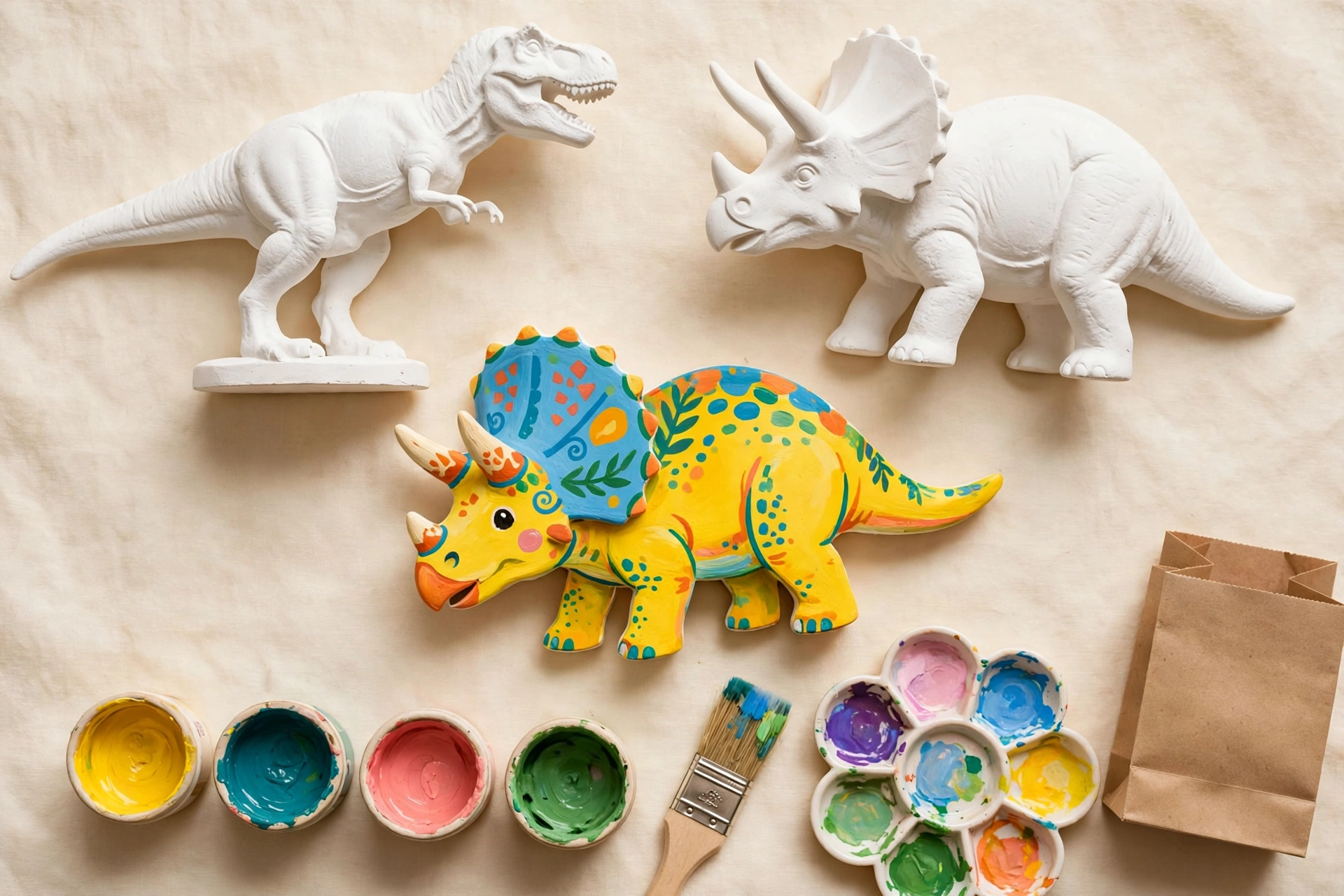 Tiny Treasures Kit — paint-your-own kit Tiny Treasures Kit — Jojopo, handmade in Surrey, BC