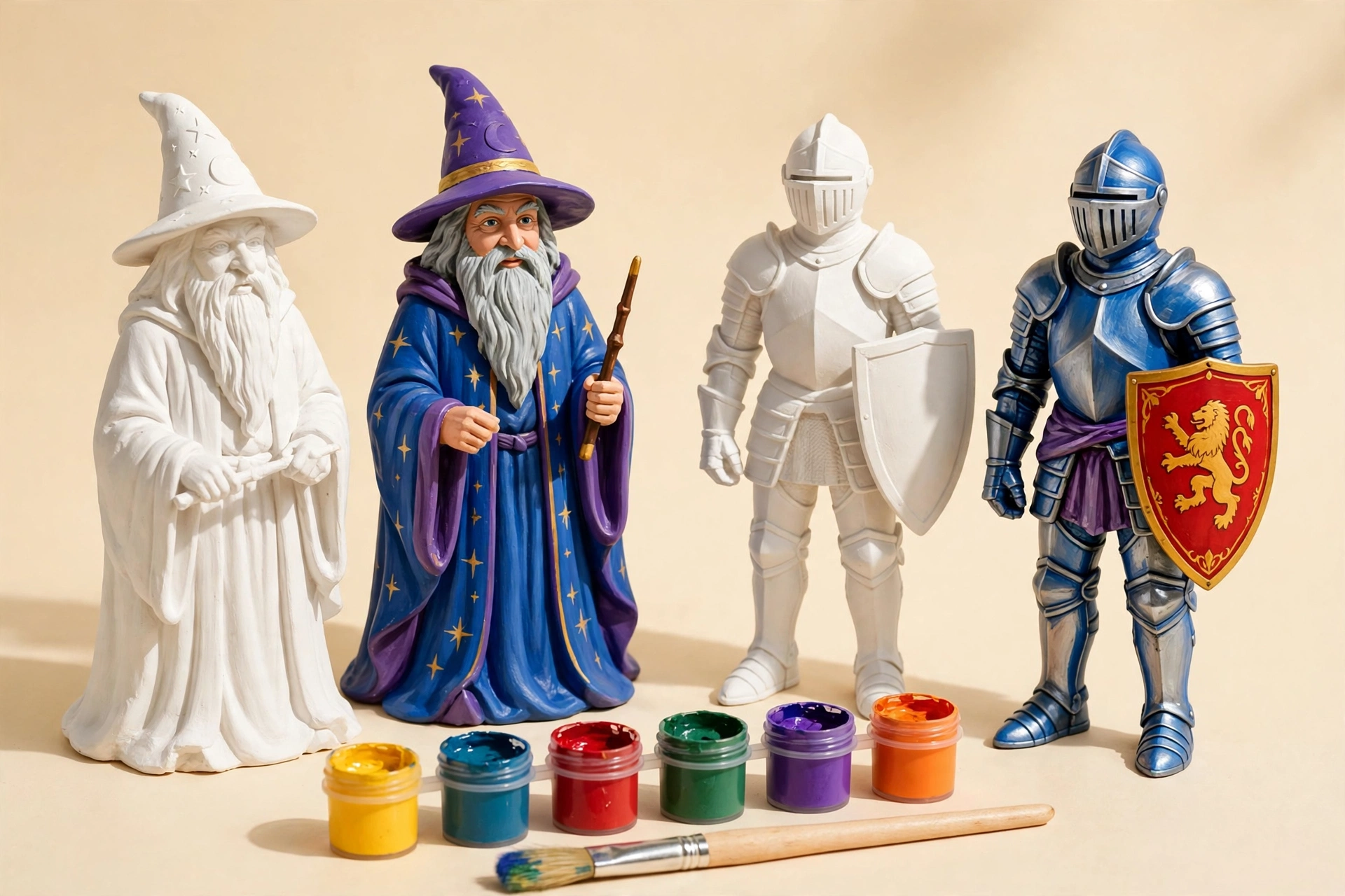 Wizard & Knight Duo — Jojopo, handmade in Surrey, BC